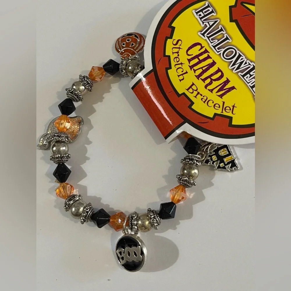 NWT Halloween Charm Stretch Bracelet